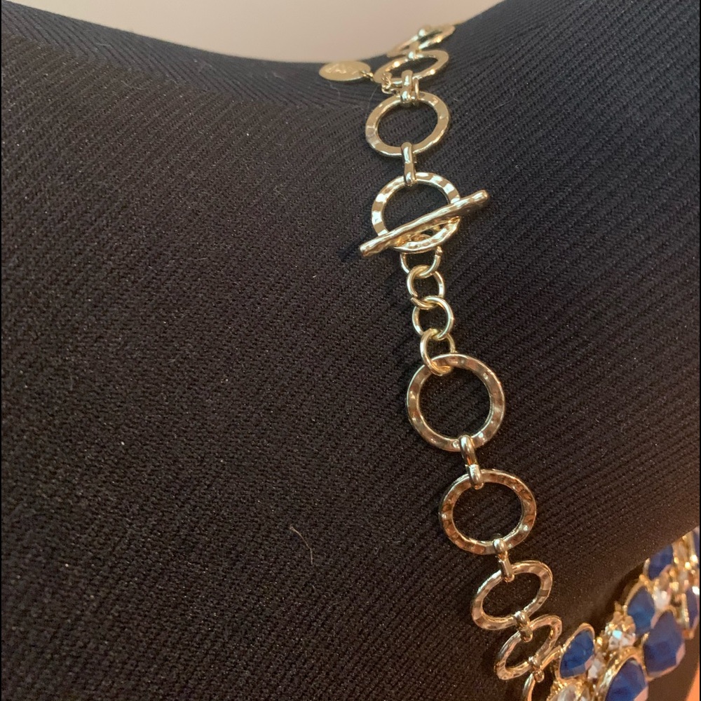 Stunning Blue rhinestone necklace - Picture 4 of 4